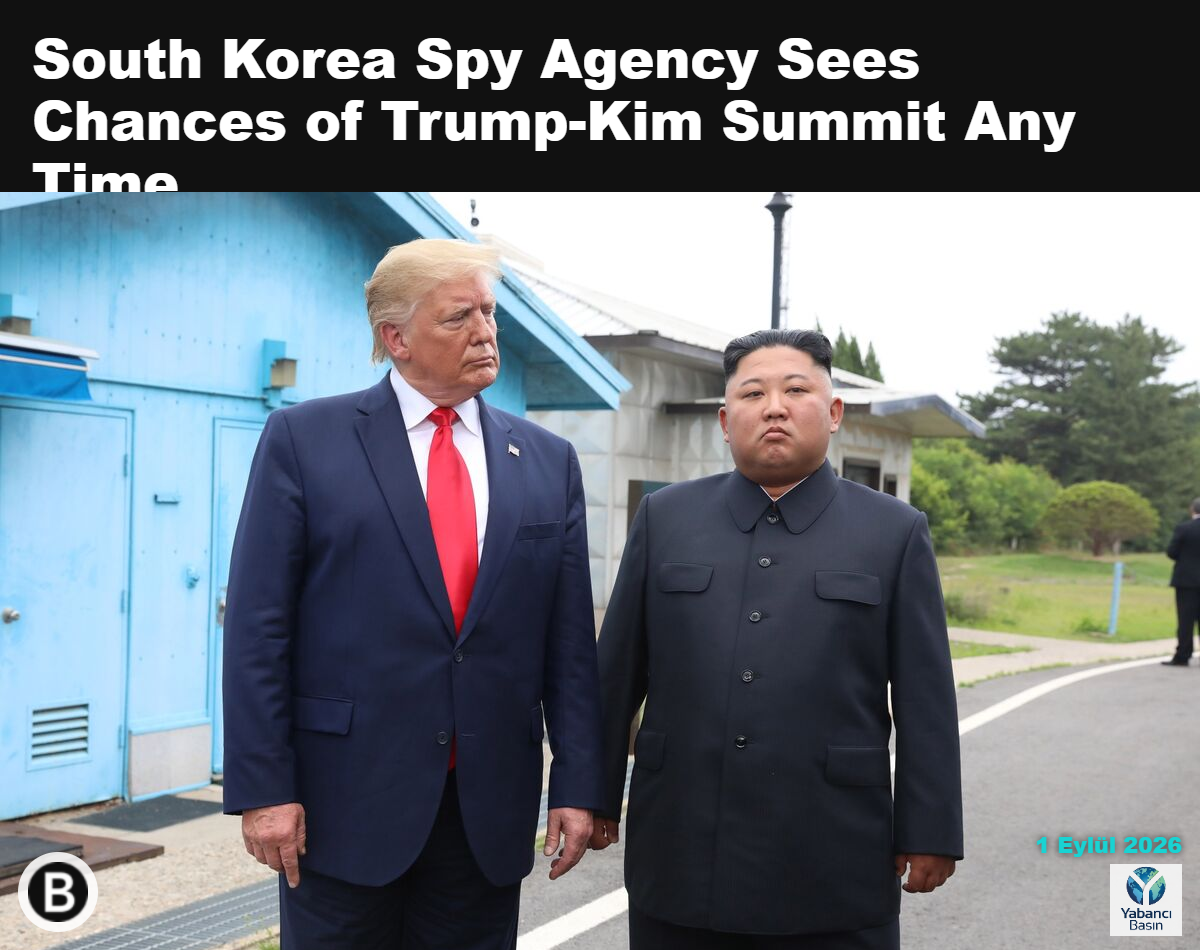 Donald Trump ve Kim Jong Un, Haziran 2019’da askerden arındırılmış bölge içinde. Kaynak: Dong-A Ilbo/Getty Images