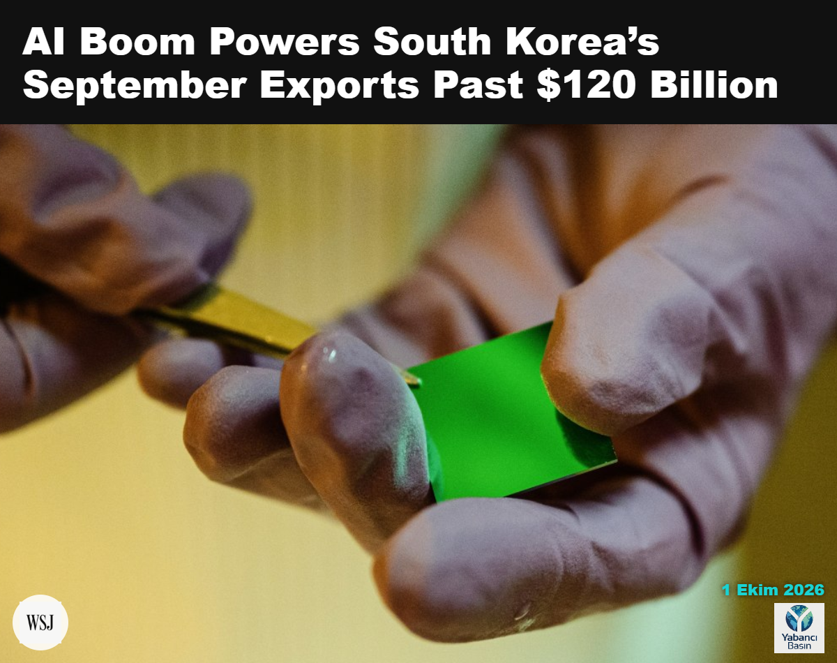 Güney Kore’nin ticaret verileri, yapay zekâ talebinin göstergesi olarak değerlendiriliyor. ANTHONY WALLACE/AGENCE FRANCE-PRESSE/GETTY IMAGES