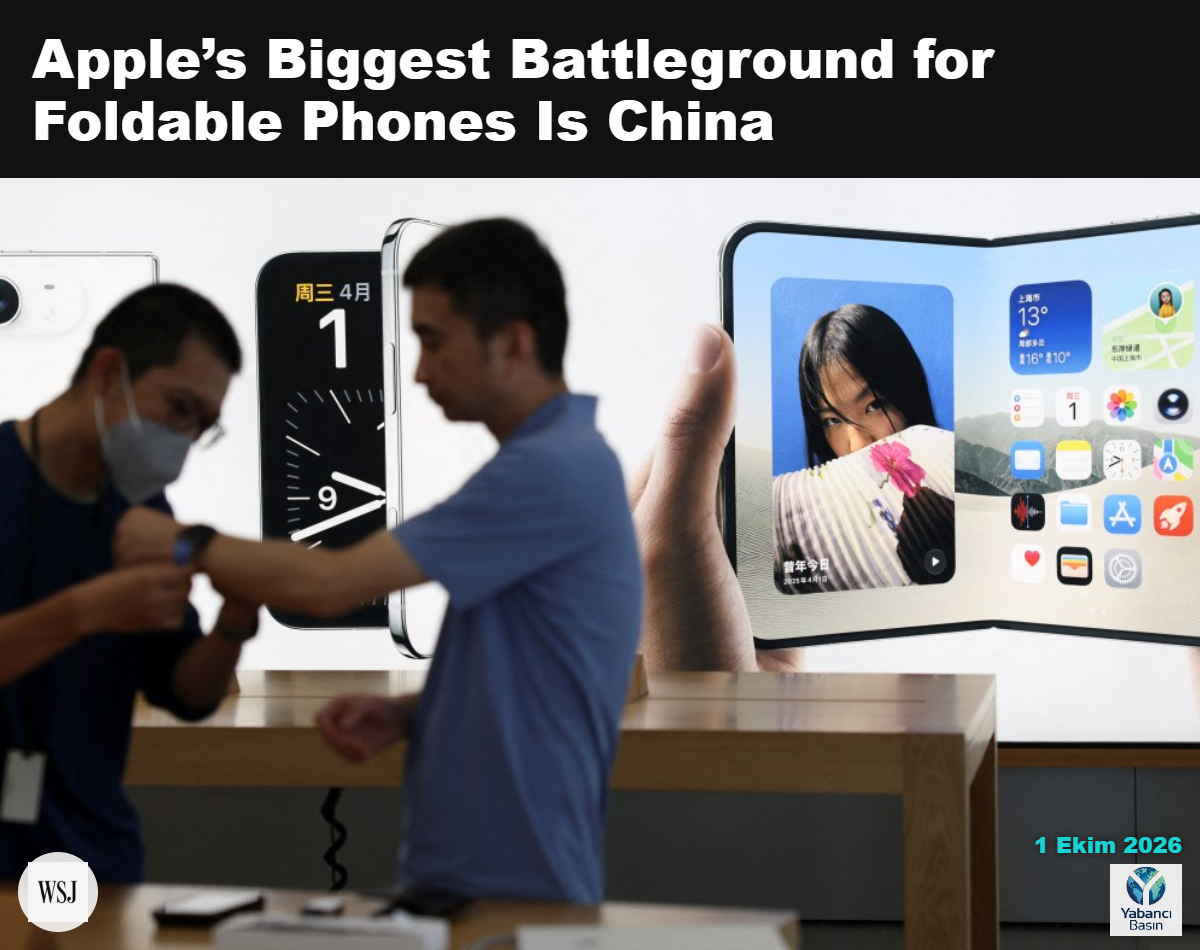 Pekin’deki bir Apple mağazasında iPhone Duo’nun reklamı. TINGSHU WANG/REUTERS