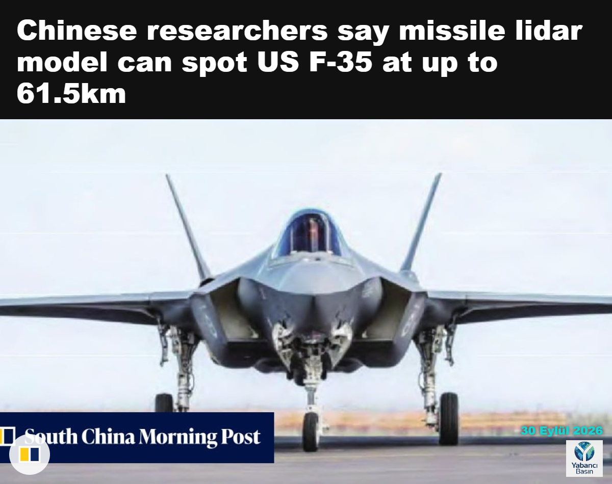 Bir F-35 savaş uçağı pistte önden görülüyor.