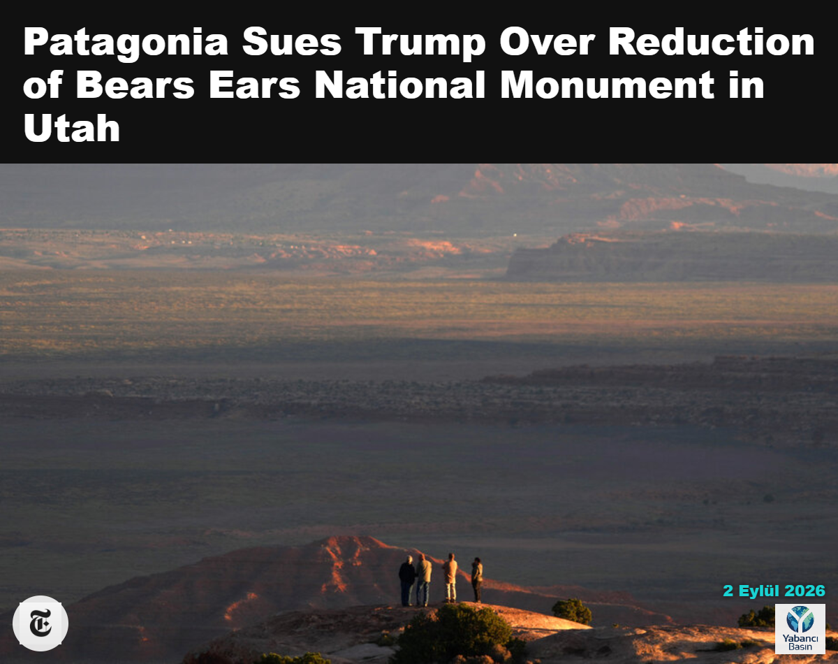 Utah’taki Bears Ears Ulusal Anıtı’nda Monument Valley’e bakan Muley Point’te turistler. George Frey/Getty Images