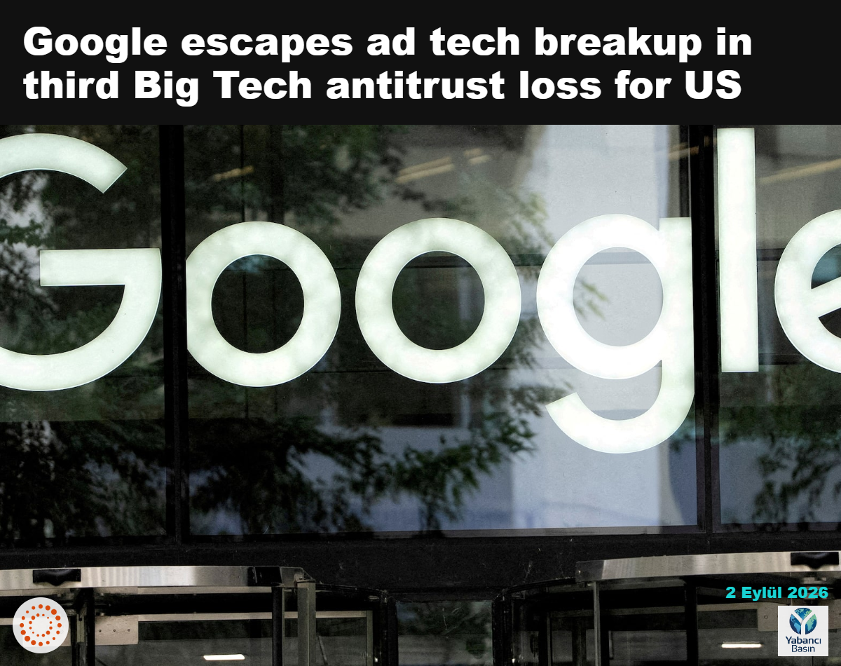 DOSYA FOTOĞRAFI: Google logosu, 24 Haziran 2025’te İngiltere’nin Londra kentindeki şirket ofislerinin dışında görülüyor. REUTERS/Carlos Jasso/Dosya