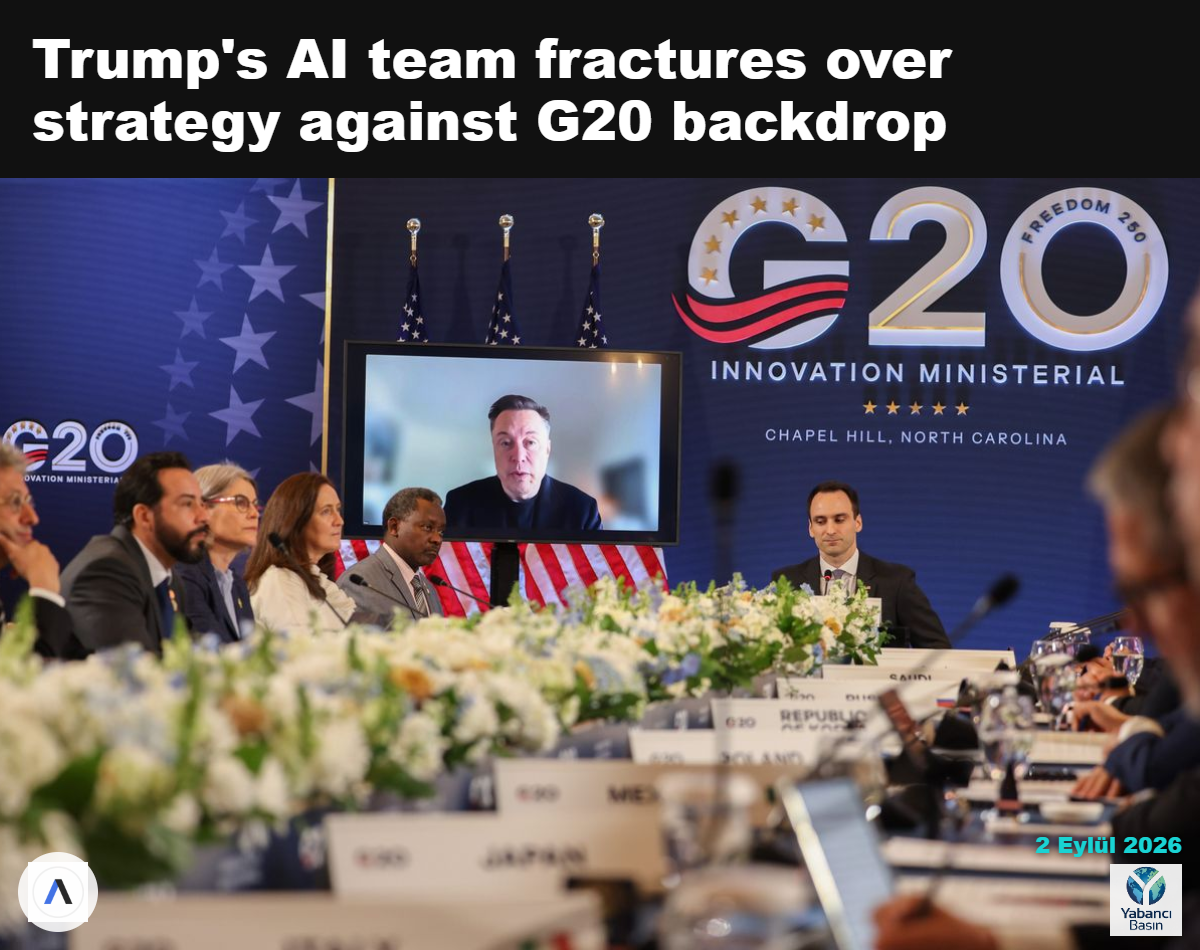 Elon Musk, salı günü düzenlenen G20 İnovasyon Bakanlar Toplantısı’nda sanal olarak konuşuyor. Fotoğraf: Cornell Watson/Bloomberg via Getty Images