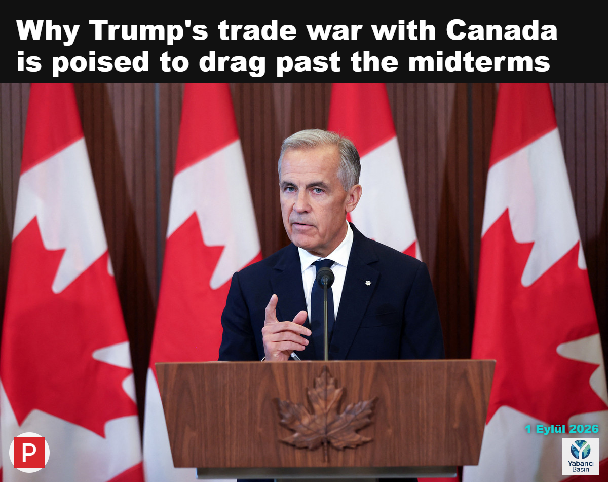 Kanada Başbakanı Mark Carney, ticaret görüşmelerinin ABD ile çökmesinin ardından 22 Ağustos 2026’da Ottawa, Ontario’da basın toplantısında konuşuyor. | Dave Chan/AFP via Getty Images