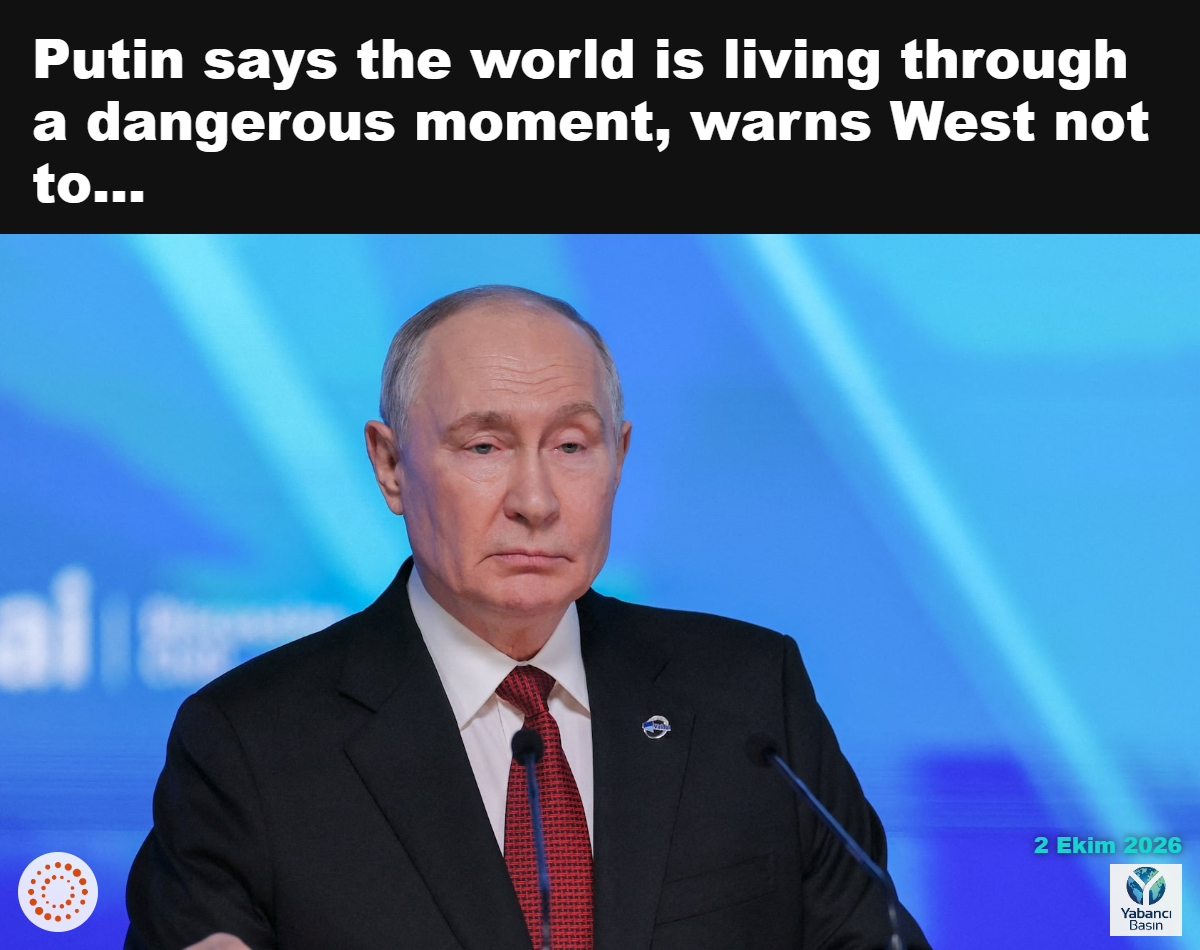 Rusya Devlet Başkanı Vladimir Putin, 1 Ekim 2026’da Rusya’nın Moskova kentinde düzenlenen Valday Tartışma Kulübü genel oturumunda konuşma yapıyor. REUTERS/Ramil Sitdikov
