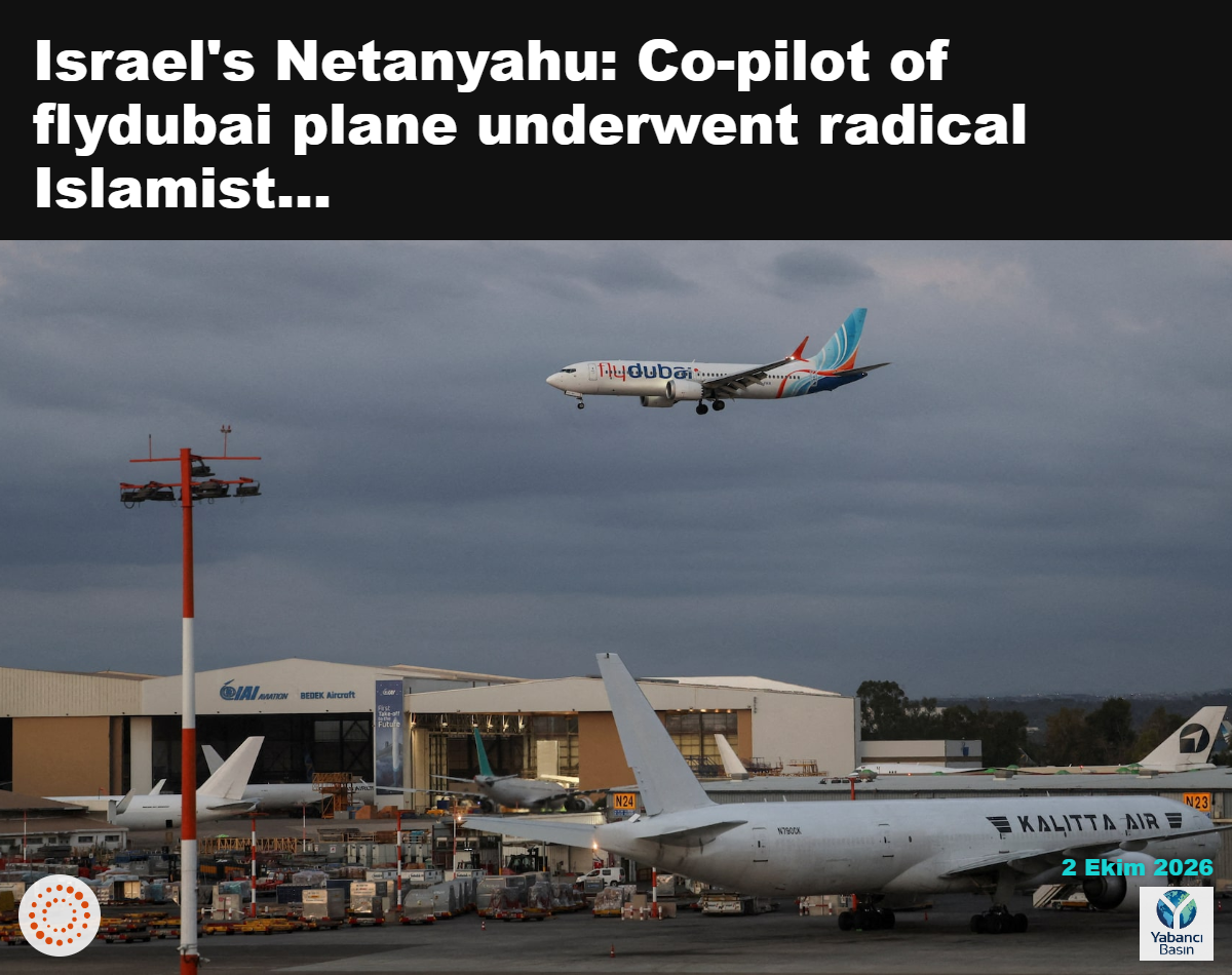 Birleşik Arap Emirlikleri'nden İsrail'e gitmek üzereyken acil durum sinyali sonrasında Suudi Arabistan'a yönlendirilen FlyDubai uçağındaki yolcuları taşıyan uçak, İsrail'in Tel Aviv yakınlarındaki Lod kentinde bulunan Ben Gurion Uluslararası Havalimanı'na varıyor, 30 Eylül 2026. REUTERS/Ammar Awad