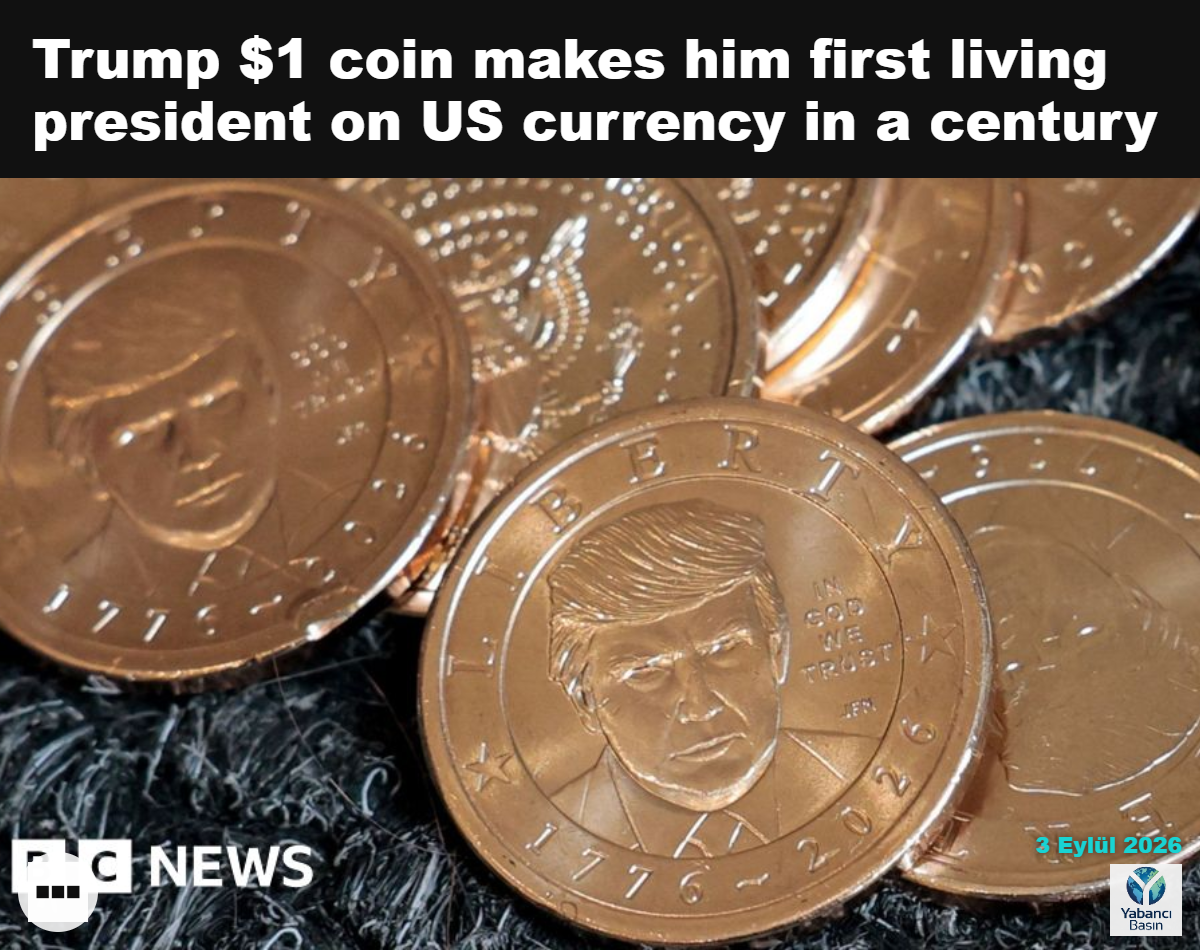 Washington DC'deki ABD Darphanesi mağazasında Trump'ın 1 dolarlık madeni paralarını satan otomatlar