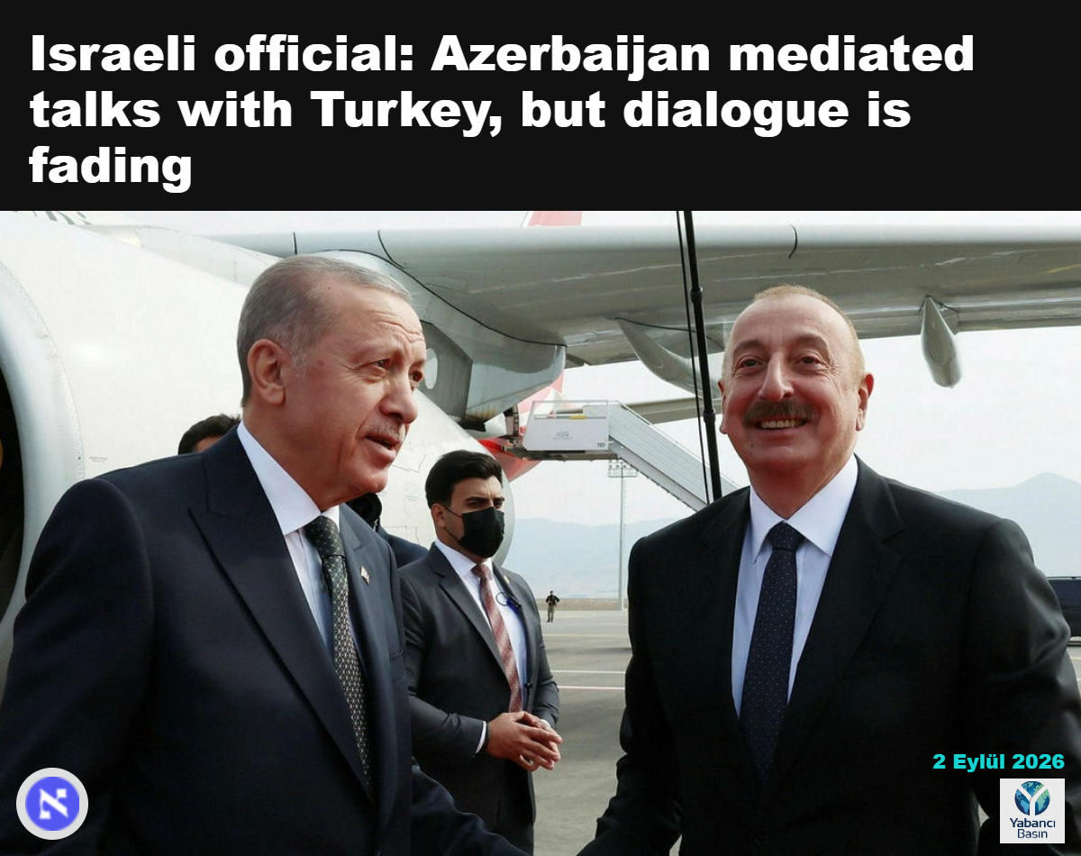 Azerbaycan Cumhurbaşkanı İlham Aliyev ve Türkiye Cumhurbaşkanı Recep Tayyip Erdoğan, Dağlık Karabağ’da, 2022. Fotoğraf: Türk Cumhurbaşkanlığı/AP
