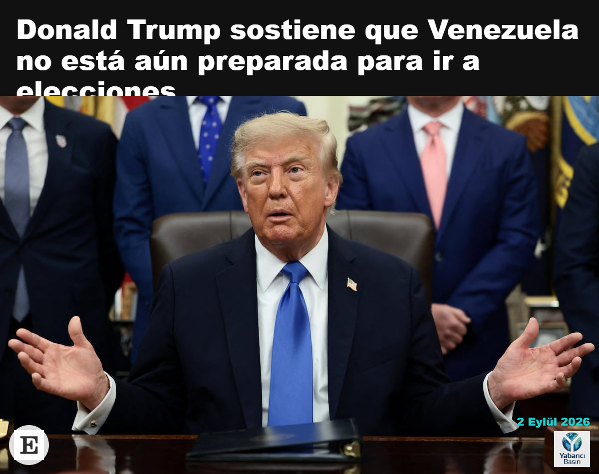 Donald Trump, 2 Eylül 2026’da Washington’daki Beyaz Saray’da turizm sektörü yöneticileriyle yaptığı toplantı sırasında. Fotoğraf: Evelyn Hockstein (Reuters) | Video: Reuters
