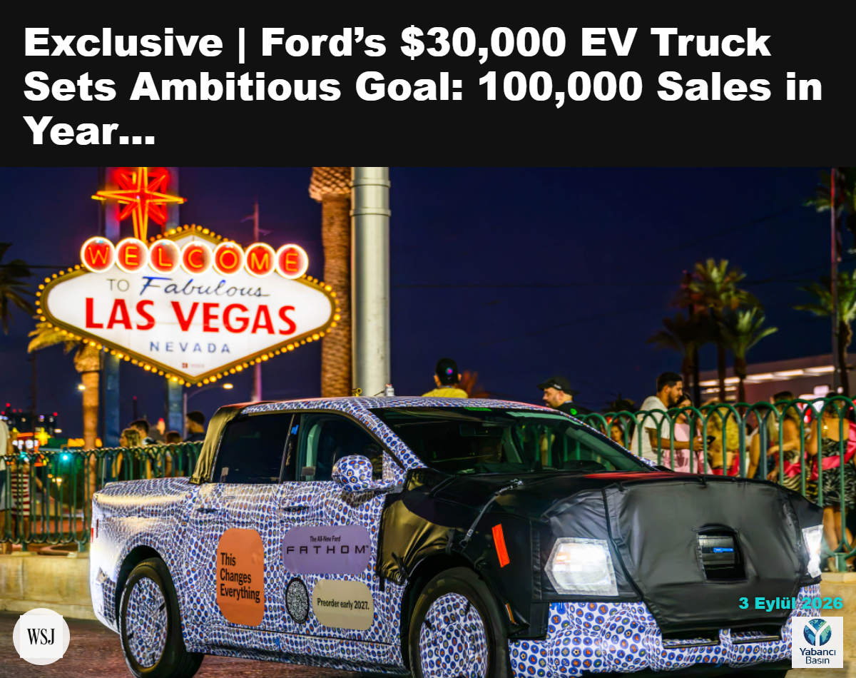 Ford Fathom Las Vegas’ta sergileniyor. FORD