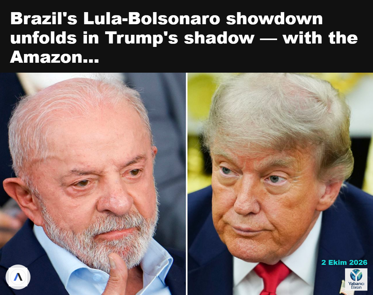 Brezilya Devlet Başkanı ve yeniden seçim adayı Luiz Inácio Lula da Silva ile Başkan Trump’ın birleştirilmiş fotoğrafları. Fotoğraf: Aaron Schwartz ve Sergio LIMA / AFP via Getty Images