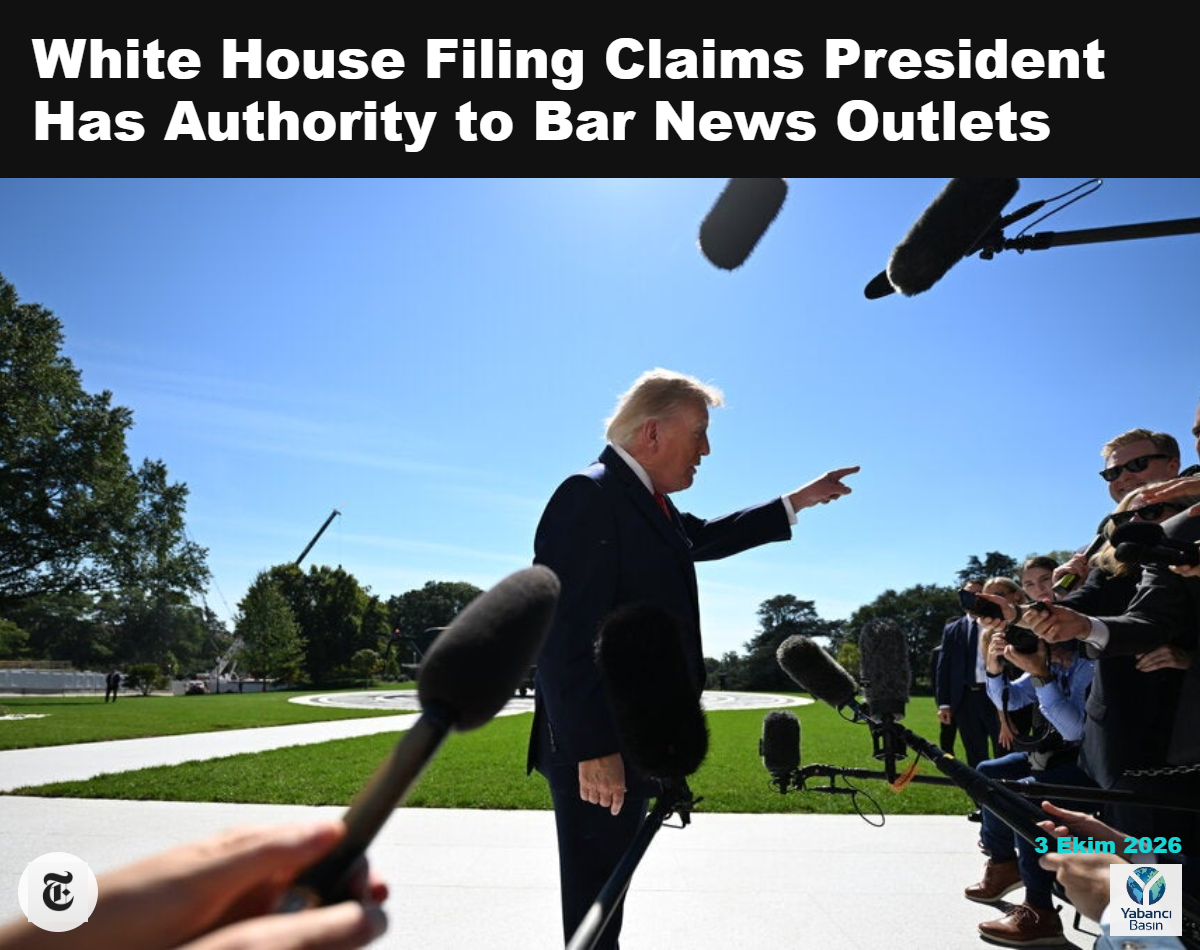 Başkan Trump, 18 Eylül’de CNN, MS NOW ve Politico’nun Beyaz Saray arazisine girişini engelleyeceğini açıkladı. Kenny Holston/The New York Times
