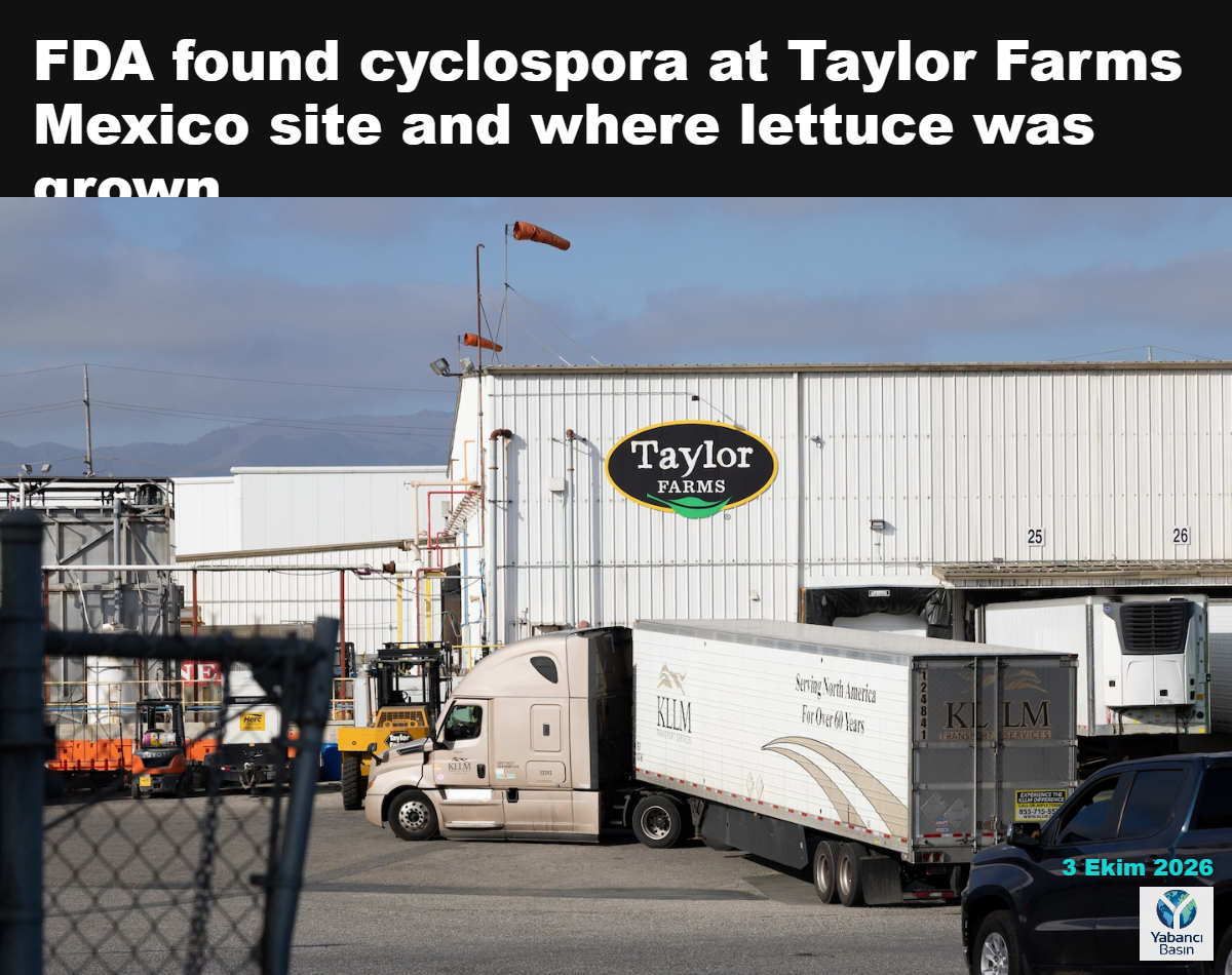 Bu yaz Meksika’nın Salinas, Kaliforniya’daki Taylor Farms tesisine bir kamyon geliyor. (Benjamin Fanjoy/Getty Images)