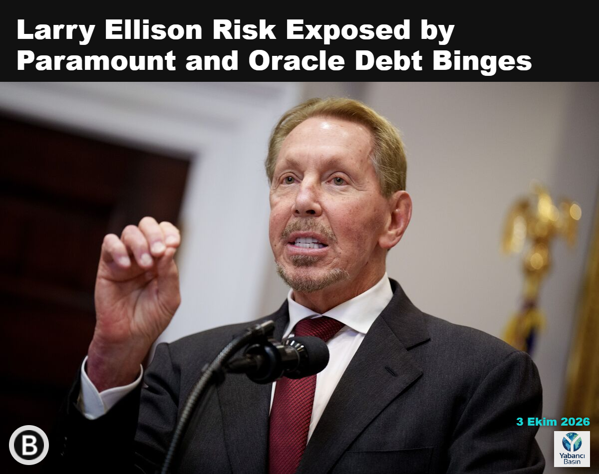 Larry Ellison, 2025’te Beyaz Saray’da. Fotoğraf: Andrew Harnik/Getty Images