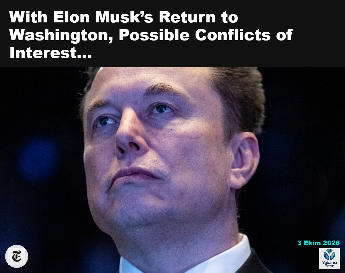 Yeni bir Pentagon girişiminin eş yöneticisi olarak Elon Musk Washington’a döndü. Haiyun Jiang/The New York Times