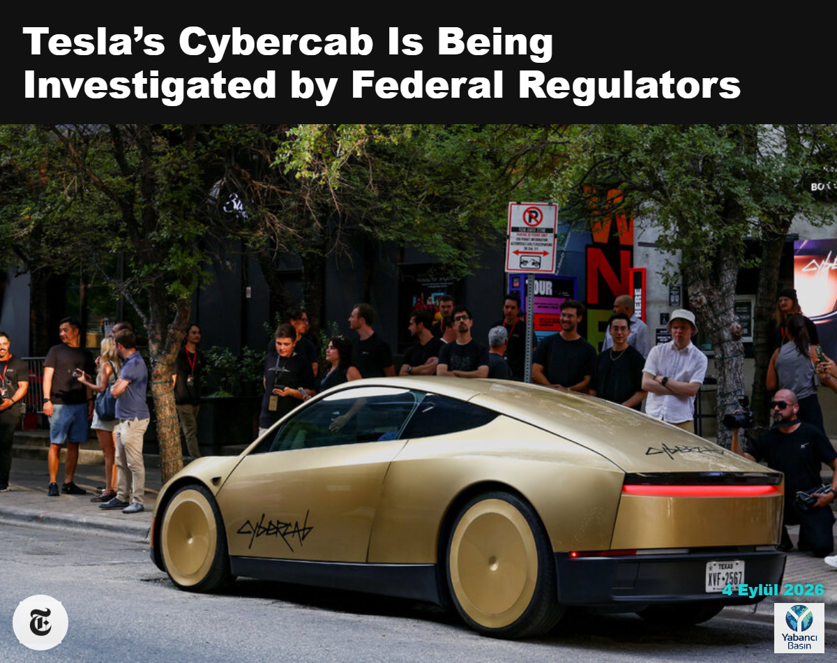 Tesla’nın sürücüsüz araçlarla ücretli yolculuklar sunmaya başladığı Austin, Teksas’taki bir Tesla Cybercab. Kaylee Greenlee/Reuters