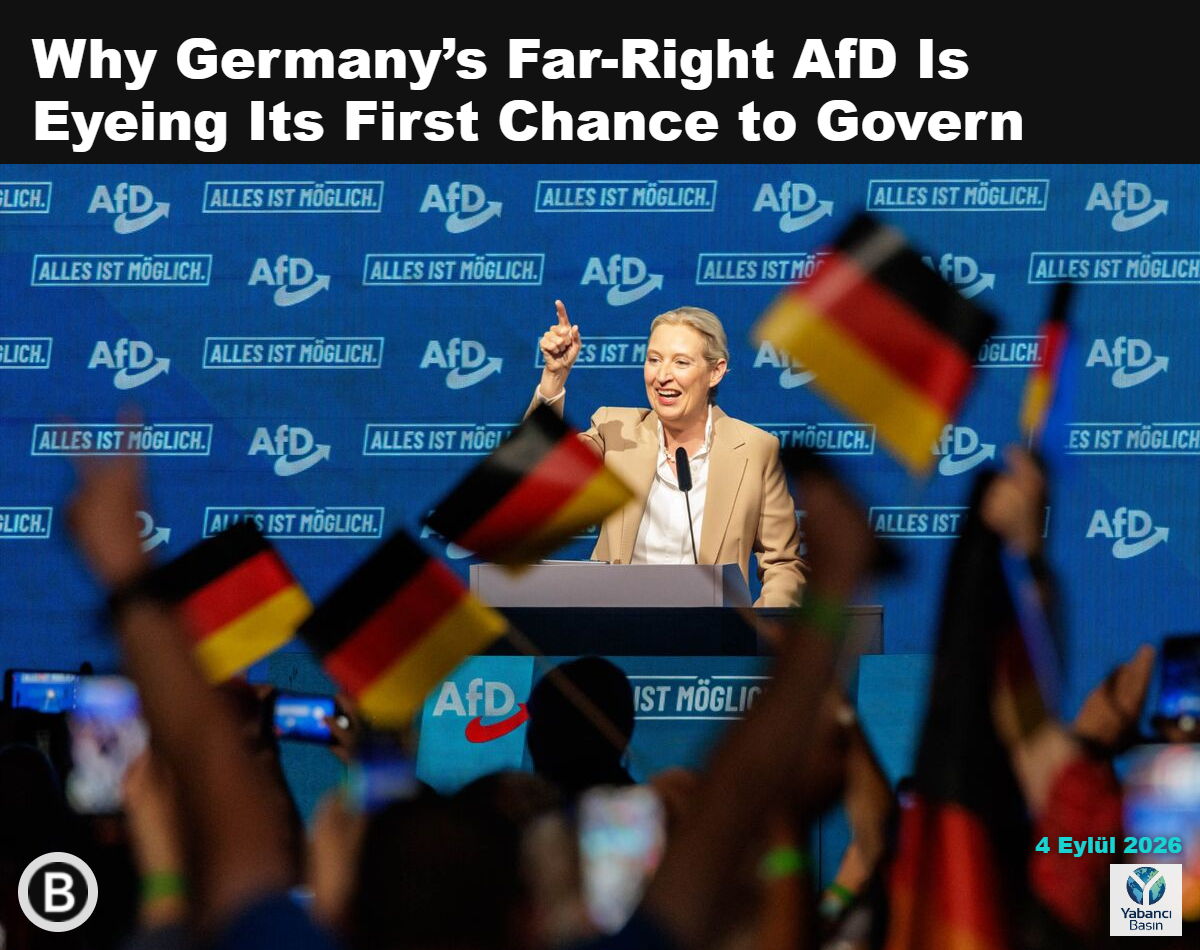 AfD eş lideri Alice Weidel, 18 Temmuz’da Magdeburg’da düzenlenen parti seçim kampanyası başlangıcında.