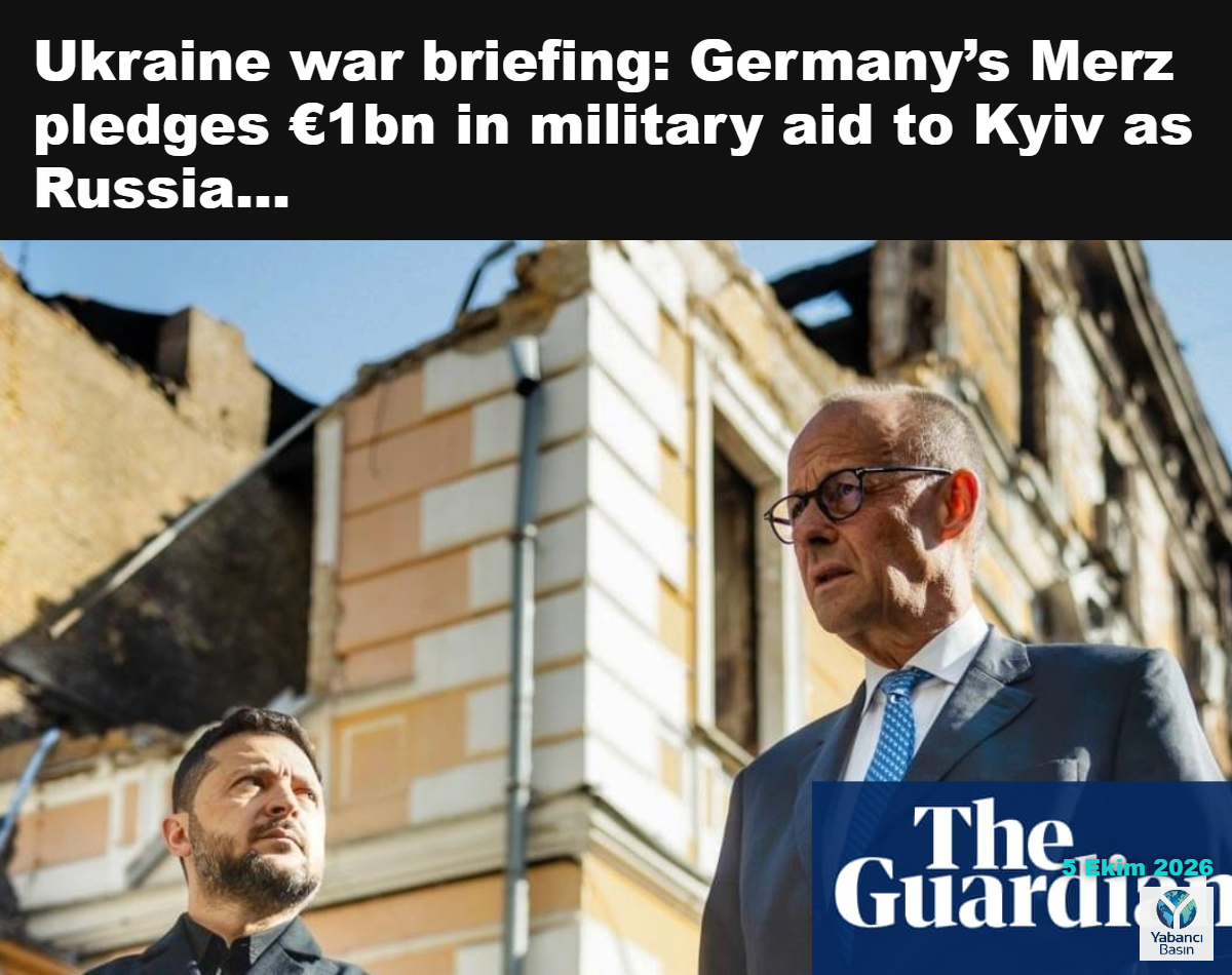 Ukrayna Devlet Başkanı Volodimir Zelenskiy ve Almanya Başbakanı Friedrich Merz pazar günü Kiev’de. Fotoğraf: dts News Agency Germany Bundesregierung/Tobias Koch/Shutterstock