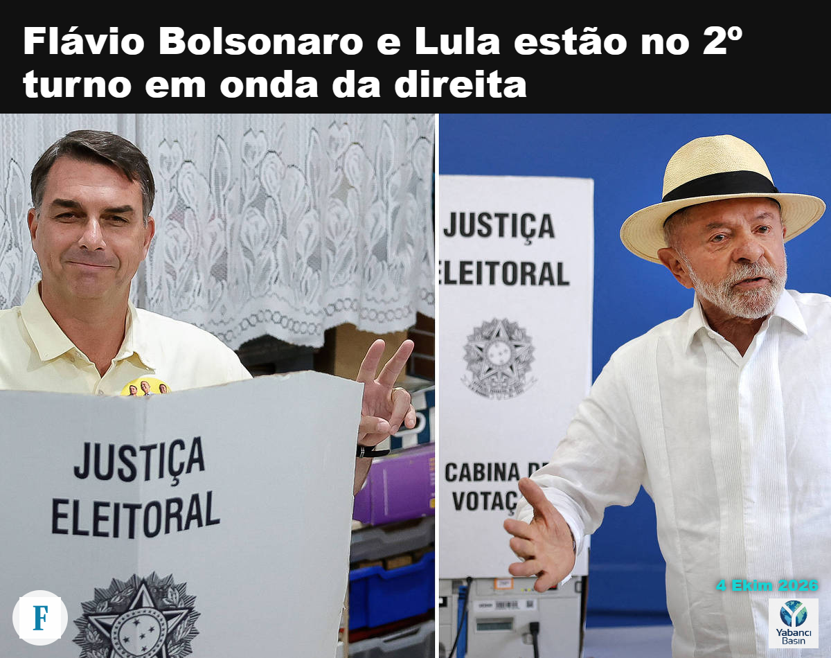 Senatör Flávio Bolsonaro, Rio de Janeiro’da oy kullanırken; Lula, São Bernardo’da oy kullanmaya gelirken. Eduardo Anizelli ve Amanda Perobelli/Folhapress, Reuters