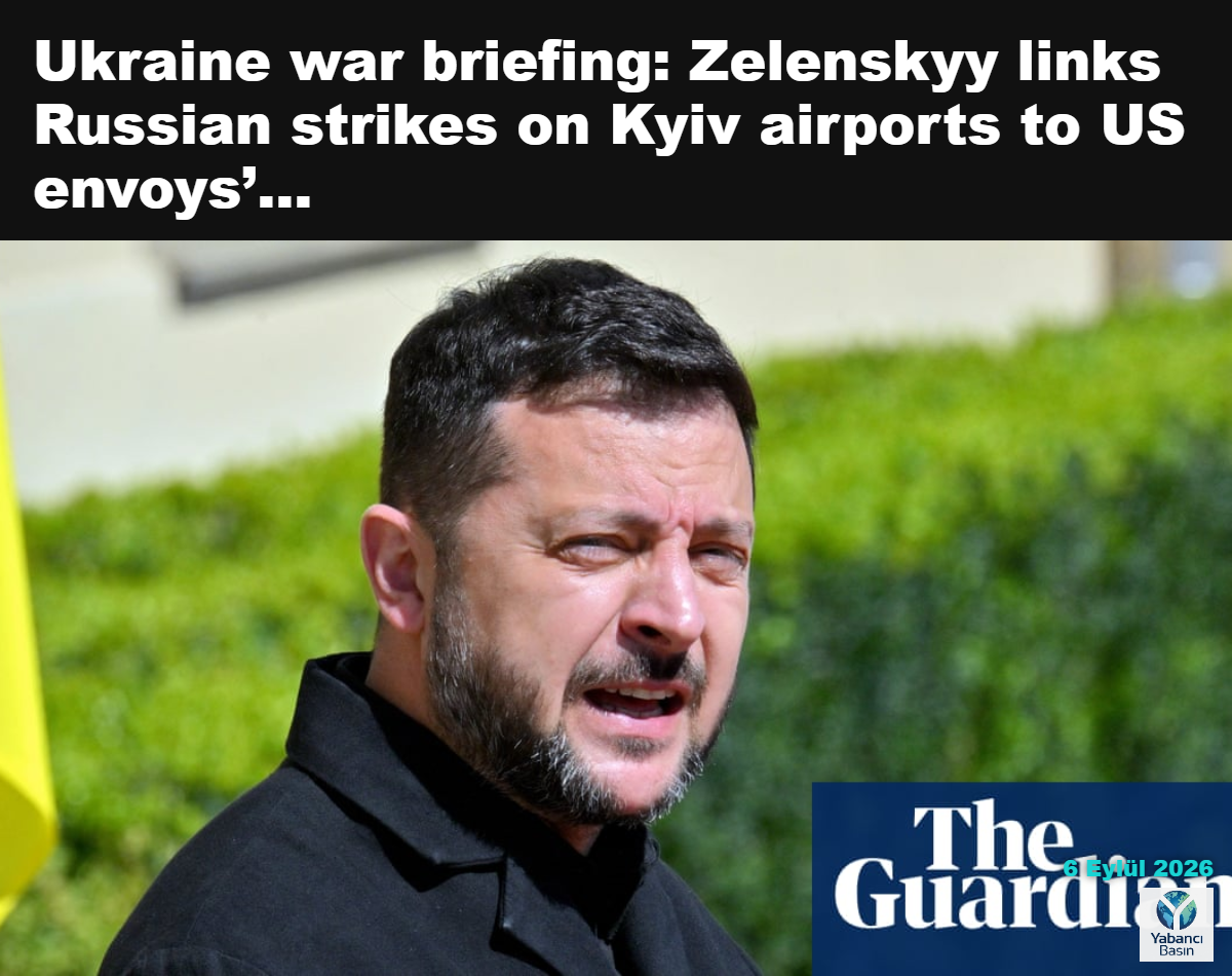 Ukrayna Devlet Başkanı Volodimir Zelenskiy, ABD Başkanı Donald Trump’ın elçileriyle pazar günü Kiev’de yapacağı görüşmeler öncesinde. Fotoğraf: Sergei Supinsky/AFP/Getty Images