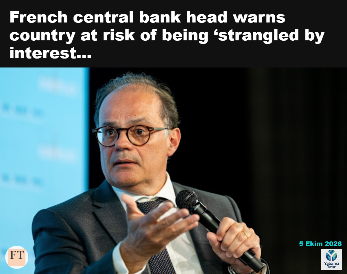 Fransa Merkez Bankası Başkanı Emmanuel Moulin, ülkenin Avro Bölgesi krizi sırasında ‘Yunanistan olmadığını’ söyledi. © Benjamin Girette/Bloomberg