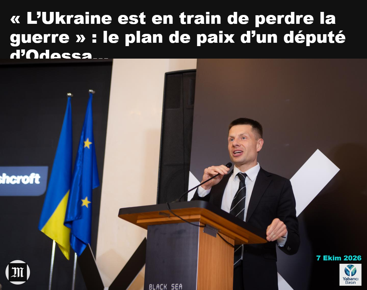Ukraynalı milletvekili Oleksiy Gonçarenko, 15 Haziran 2024’te Ukrayna’nın Odessa kentinde düzenlenen Karadeniz Güvenlik Forumu’nda. GLOBAL IMAGES UKRAINE VIA GETTY