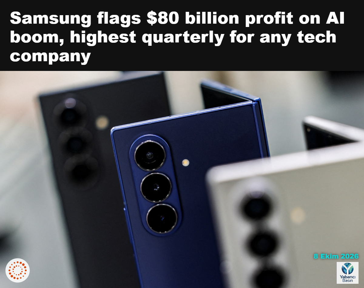 Samsung Galaxy Z Fold 7 telefonları, 8 Temmuz 2025’te ABD’nin New York kentindeki bir etkinlikte sergileniyor. REUTERS/Jeenah Moon/Dosya fotoğrafı