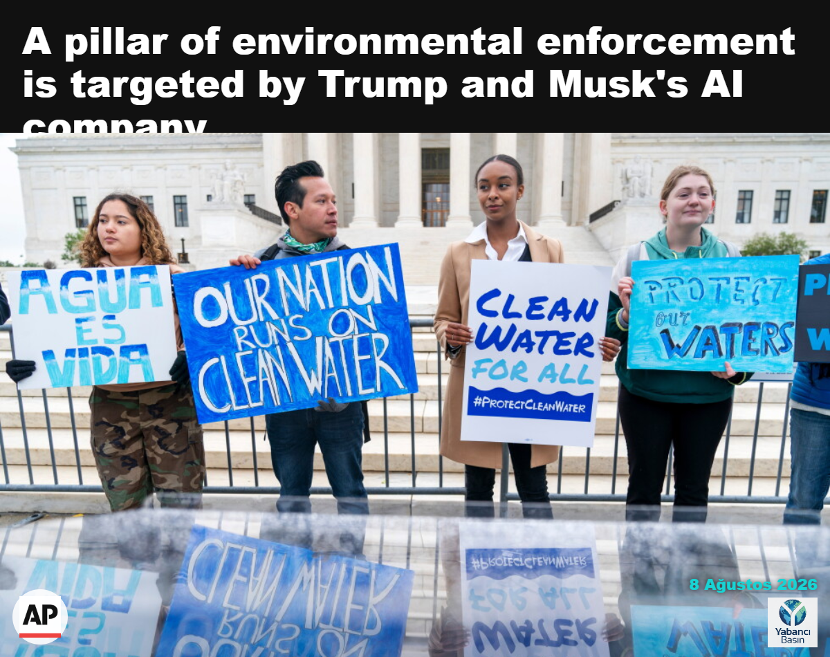 Baltimore’dan Bethsaida Sigaran ve kardeşi Jaime Sigaran, American Rivers ile birlikte; Clean Water Action’dan Thea Louis, 3 Ekim 2022’de Washington’da Yüksek Mahkeme önünde Temiz Su Yasası destekçileriyle düzenlenen gösteriye katıldı.