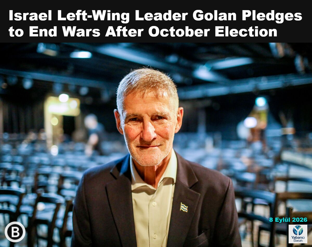 Yair Golan, 6 Eylül’de Tel Aviv’de. Fotoğraf: Amnon Gutman/Bloomberg