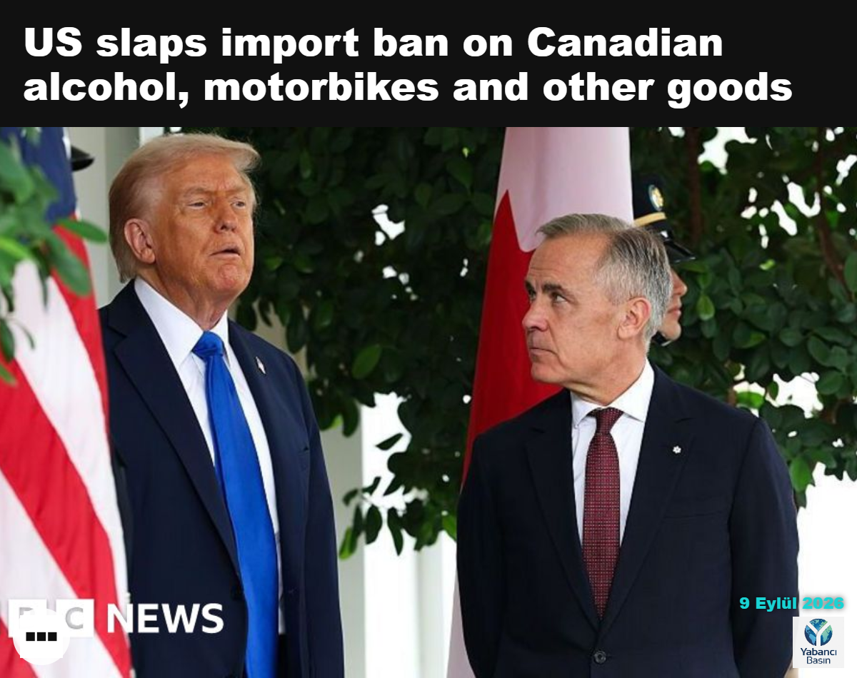 Donald Trump ve Kanada Başbakanı Mark Carney.