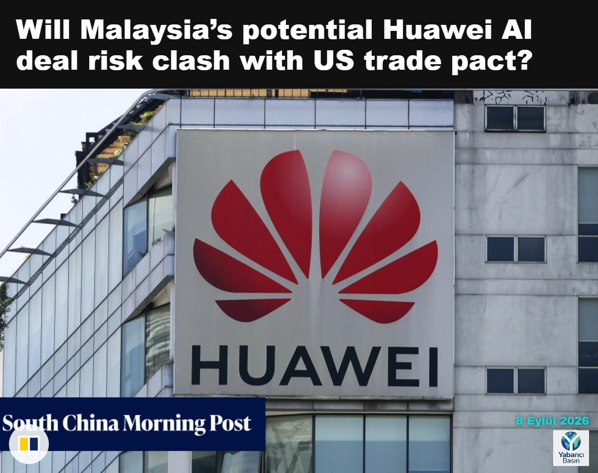 Huawei’nin Londra’daki 5G İnovasyon ve Deneyim Merkezi’nde bir ziyaretçi cep telefonuyla 5G hızını test ediyor. Fotoğraf: Xinhua