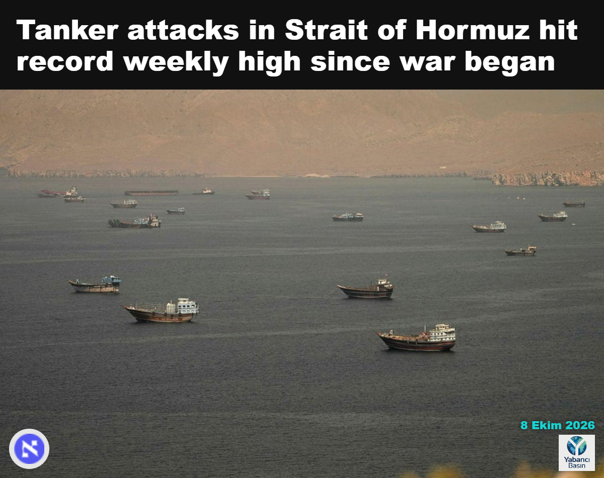 Mart ayında Basra Körfezi'nde kimliği belirlenemeyen saldırılarda hasar gören Irak akaryakıtı taşıyan yabancı tanker. Fotoğraf: Mohammed Aty/Reuters