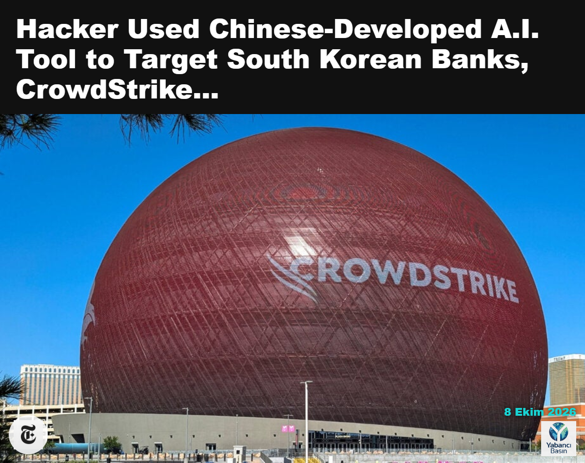 Siber güvenlik şirketi CrowdStrike, saldırılarda yapay zekâ kullanımına dair kanıtlar bulunduğunu açıkladı. Raphael Satter/Reuters
