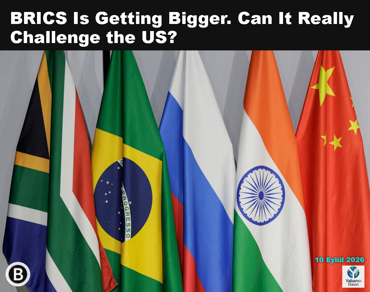 BRICS ülkelerinin bayrakları. Fotoğraf: Michele Spatari/AFP/Getty Images