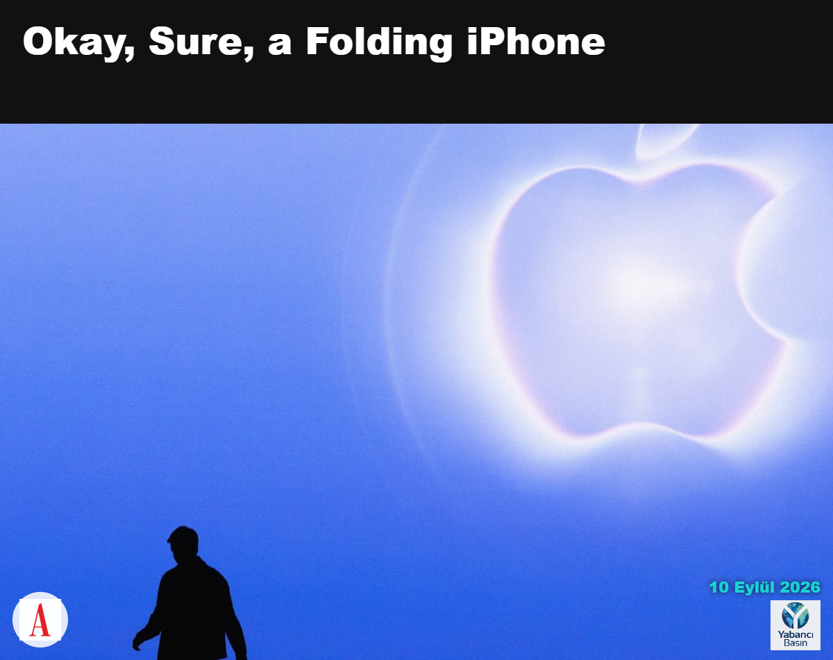 Apple logosunun önünde yürüyen bir kişinin silüeti. Benjamin Fanjoy / Getty