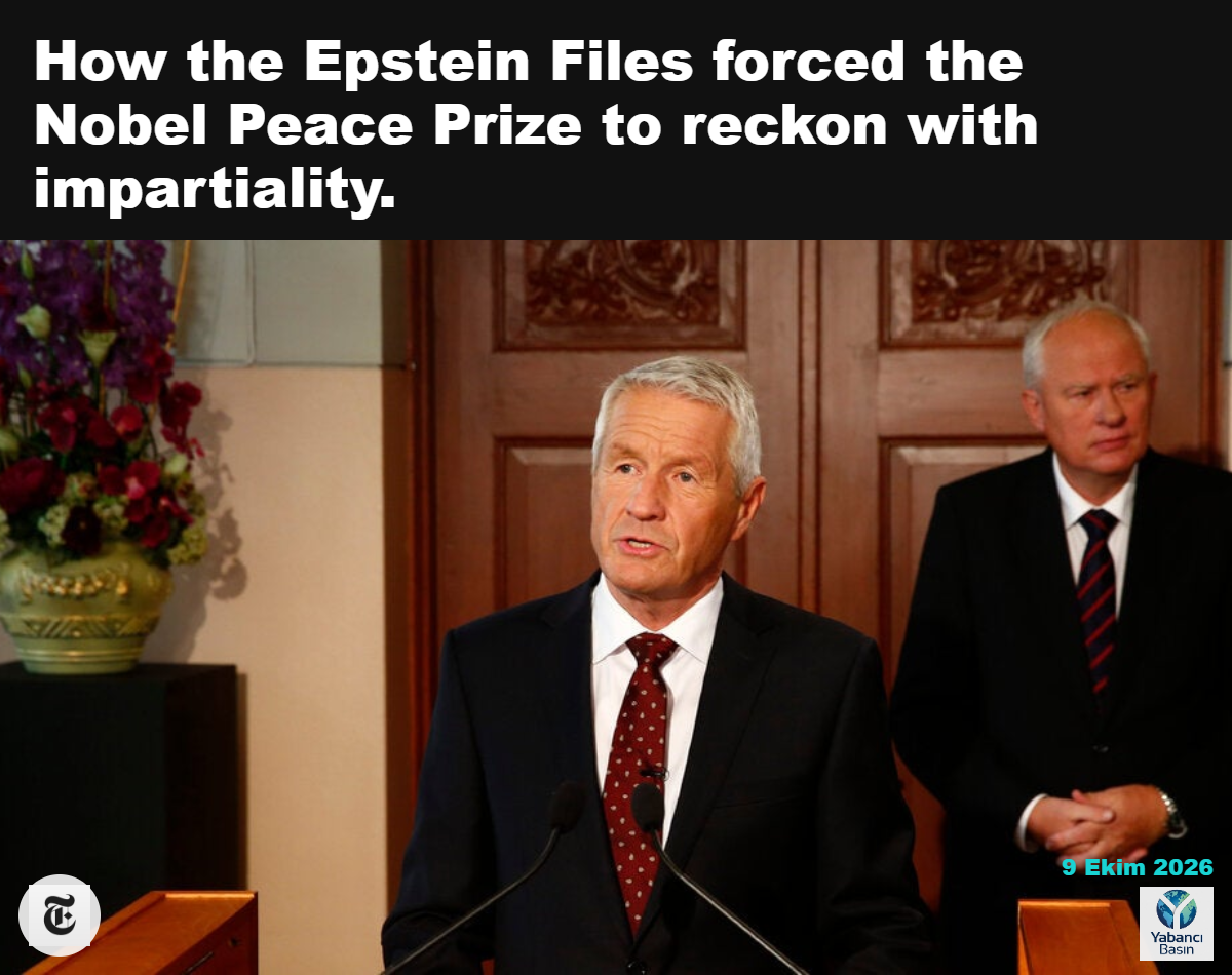 Norveç Nobel Komitesi’nin eski başkanı Thorbjorn Jagland, 2013’te Oslo’da. Bu yıl yayımlanan bir grup e-posta, Jagland ile hüküm giymiş cinsel suçlu Jeffrey Epstein arasındaki bağları ortaya çıkardı. Eiko Junge/Agence France-Presse — Getty Images