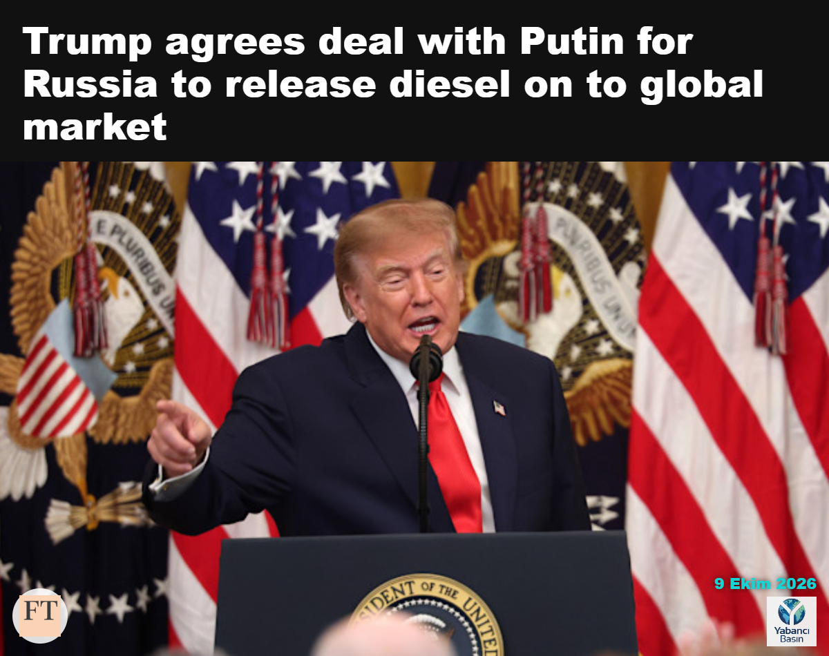 Donald Trump, Moskova’nın hemen 300 bin ton dizel tedarik etmeyi kabul ettiğini söyledi. © Getty Images