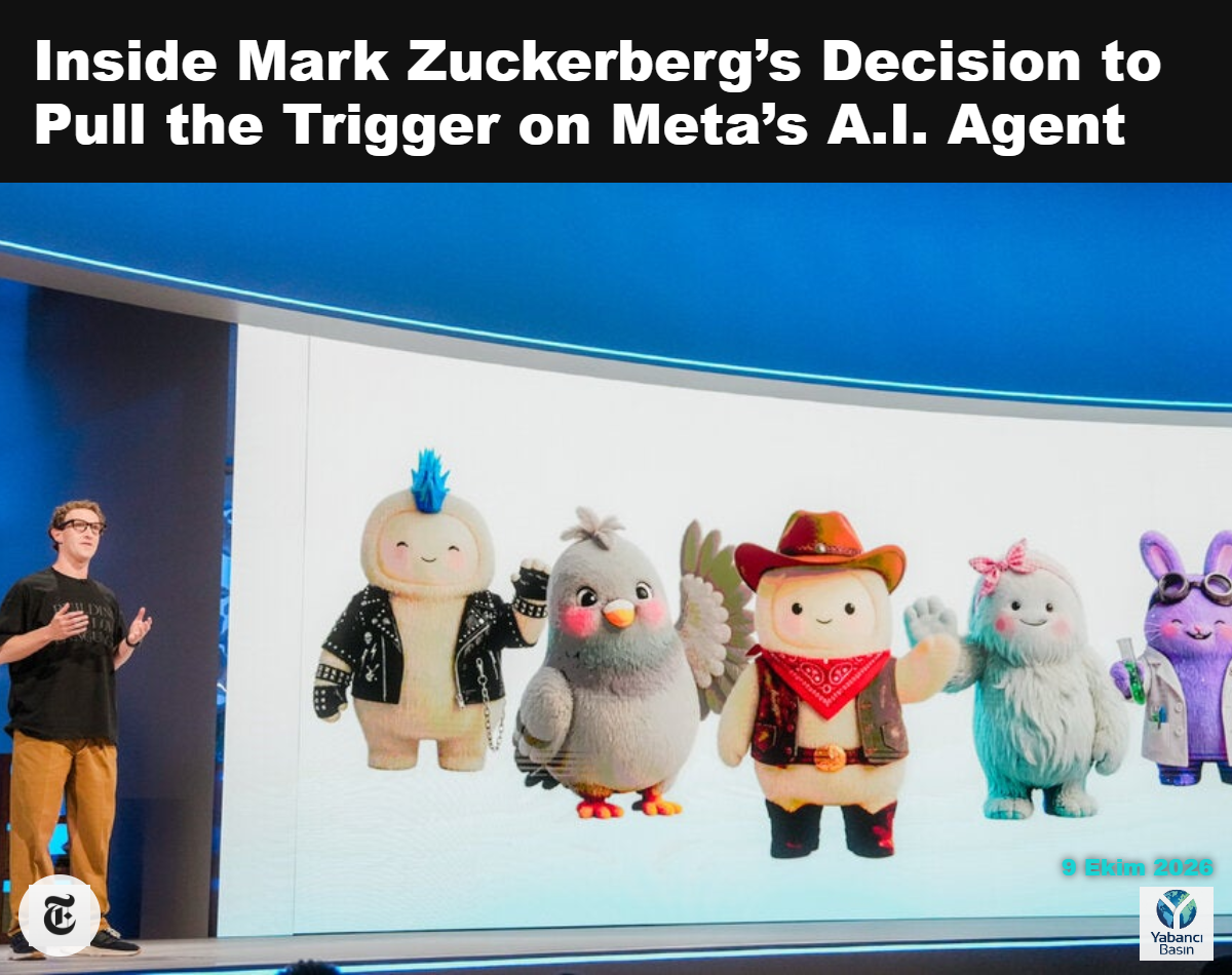 Meta Üst Yöneticisi Mark Zuckerberg, Muse avatarının farklı tasarımlarıyla. Gabriela Bhaskar/The New York Times