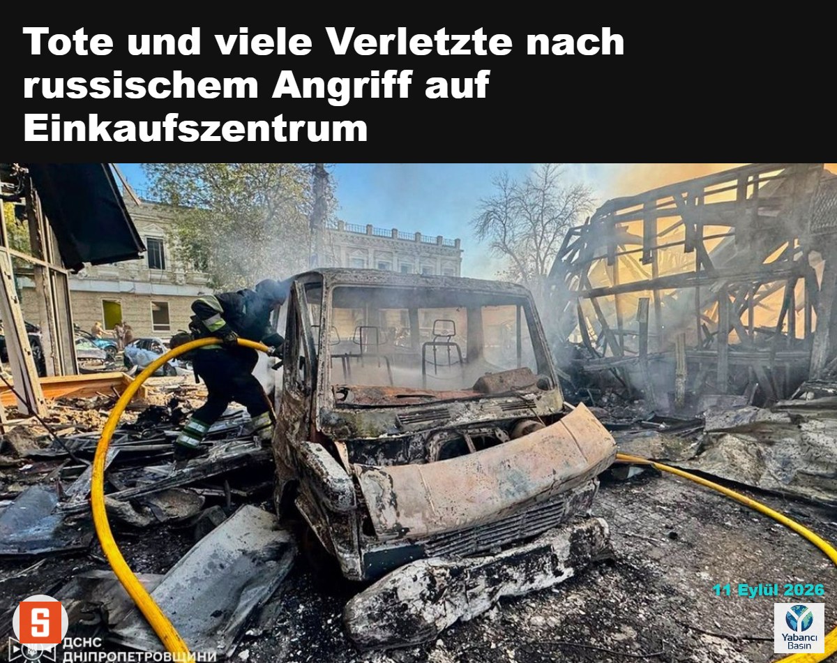 Pavlohrad’da itfaiyeciler yangını söndürüyor (10 Eylül). Fotoğraf: Ukrainian Emergency Service / dpa
