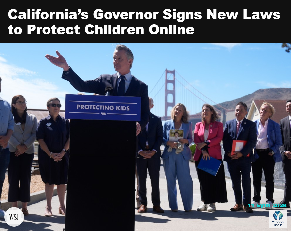 Kaliforniya Valisi Gavin Newsom, perşembe günü Sausalito’da yeni yasa hakkında konuştu. JEFF CHIU/AP