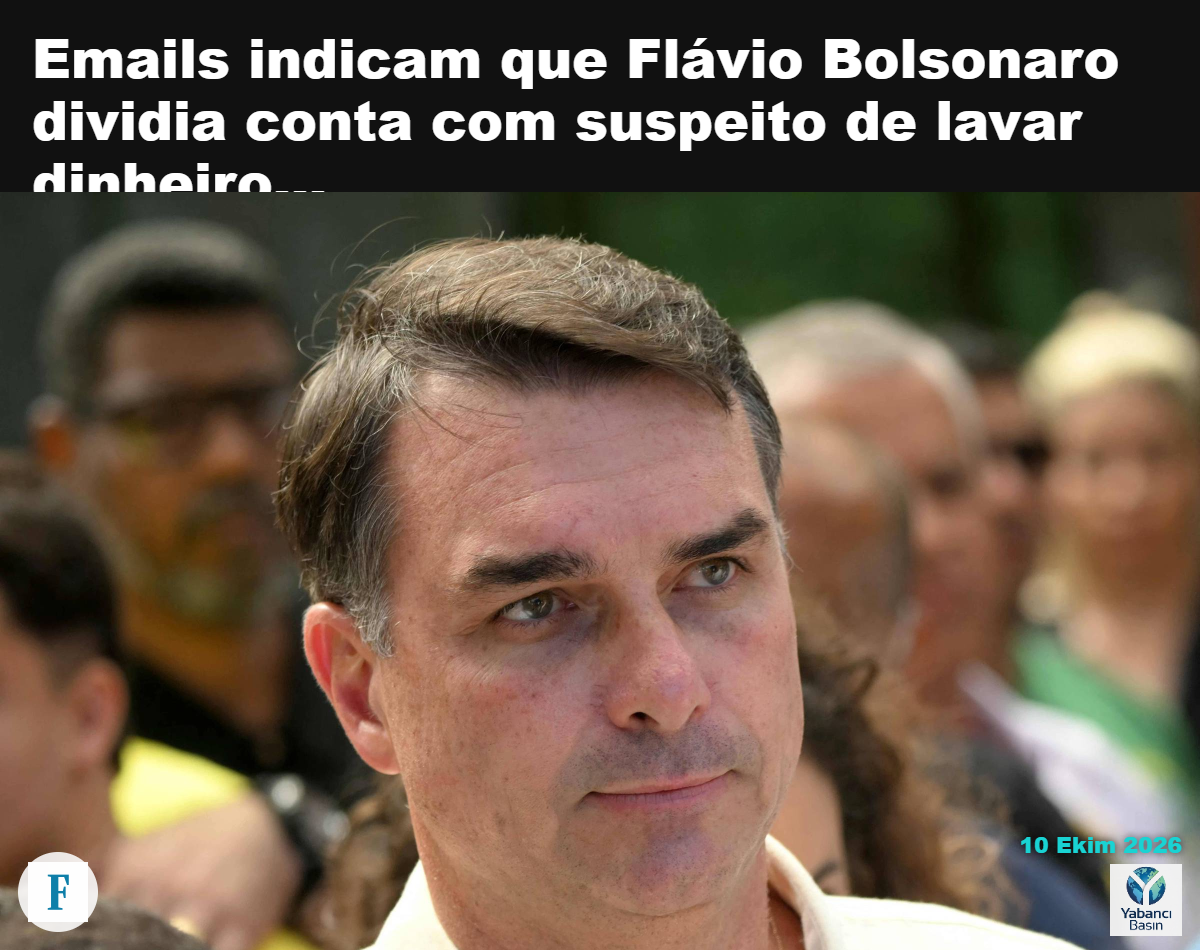 Senatör Flávio Bolsonaro (PL), Rio de Janeiro’daki başkanlık kampanyası sırasında – Mauro Pimentel – 9 Ekim 2026/AFP