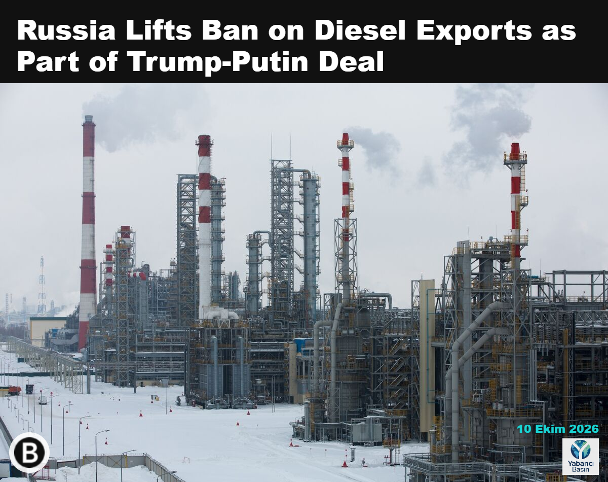 Rusya'nın Tataristan bölgesindeki Nijnekamsk kentinde bulunan Taneco Petrol Rafineri ve Petrokimya Kompleksi'ndeki dizel yakıt hidroarıtma ünitesi. Kaynak: Bloomberg
