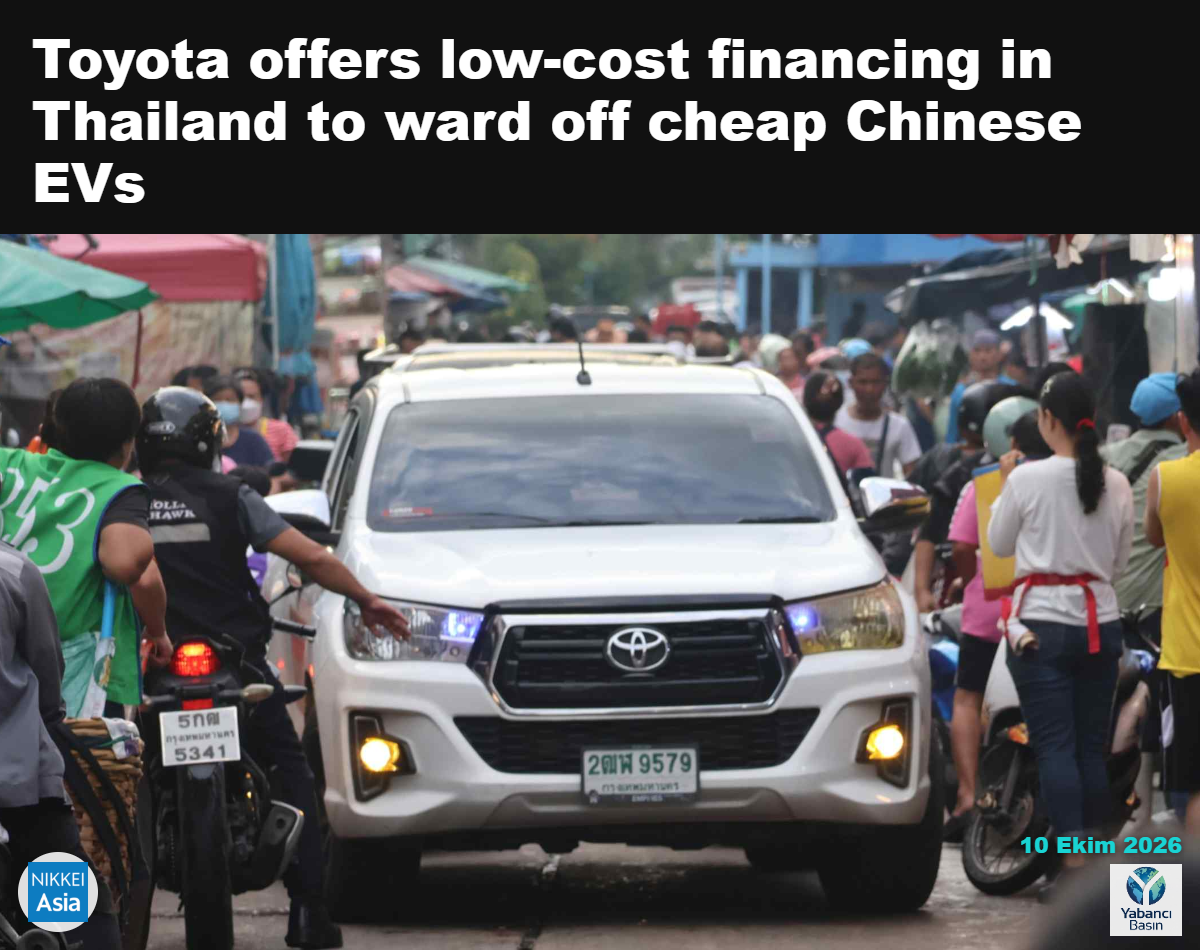 Japon otomobil üreticileri Tayland’da Çin elektrikli araçları karşısında pazar payı kaybediyor. (Fotoğraf: Kenya Akama)