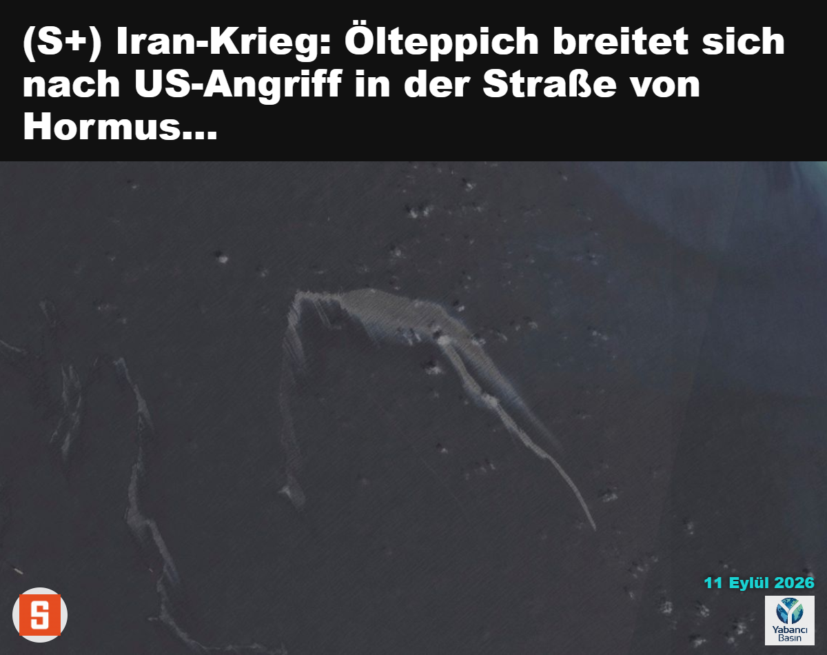 Hürmüz Boğazı’ndaki petrol sızıntısının yakınlaştırılmış görüntüsü — Copernicus / Sentinel-2 / Copernicus / Sentinel-2