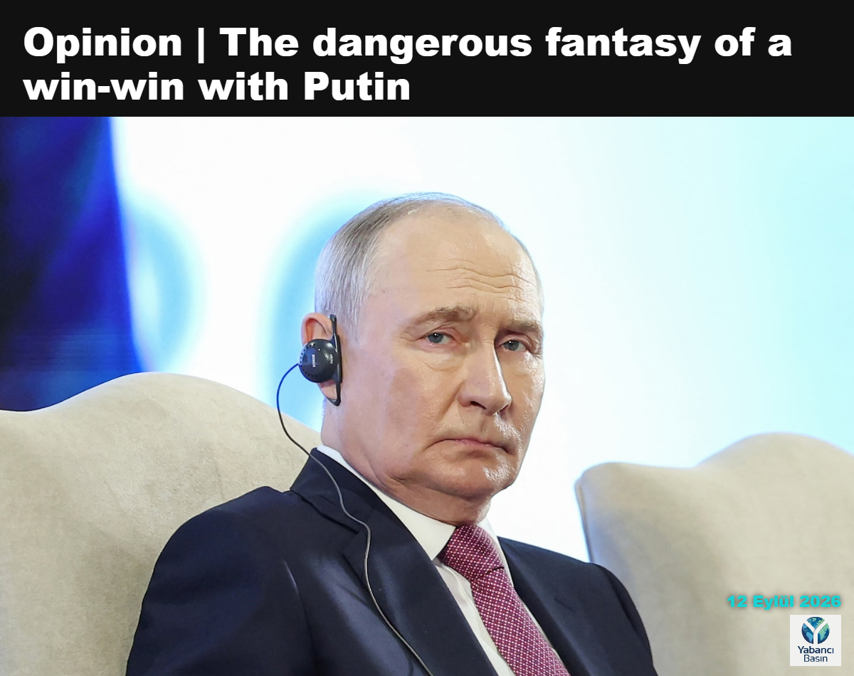 Rusya Devlet Başkanı Vladimir Putin, 11 Eylül’de Yeni Delhi’de düzenlenen 2026 BRICS İş Forumu’nda. (Alexander Kazakov/AFP/Getty Images)