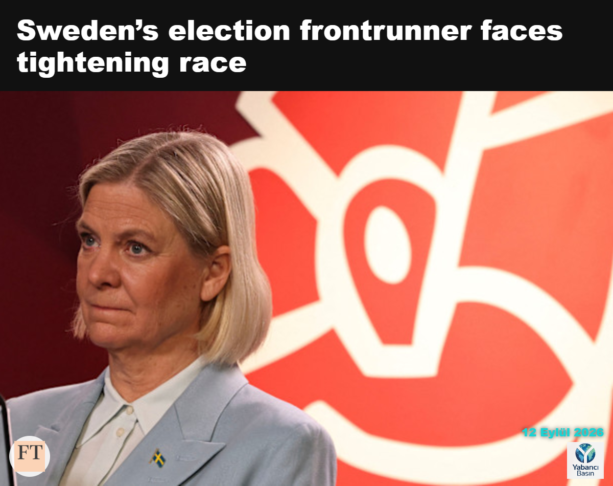 Magdalena Andersson: “İsveç Demokratlarından on iki bakanla İsveç’in farklı bir ülke olmasından korkuyorum. Tanınmaz hâle gelirdi.” © Tom Little/Reuters