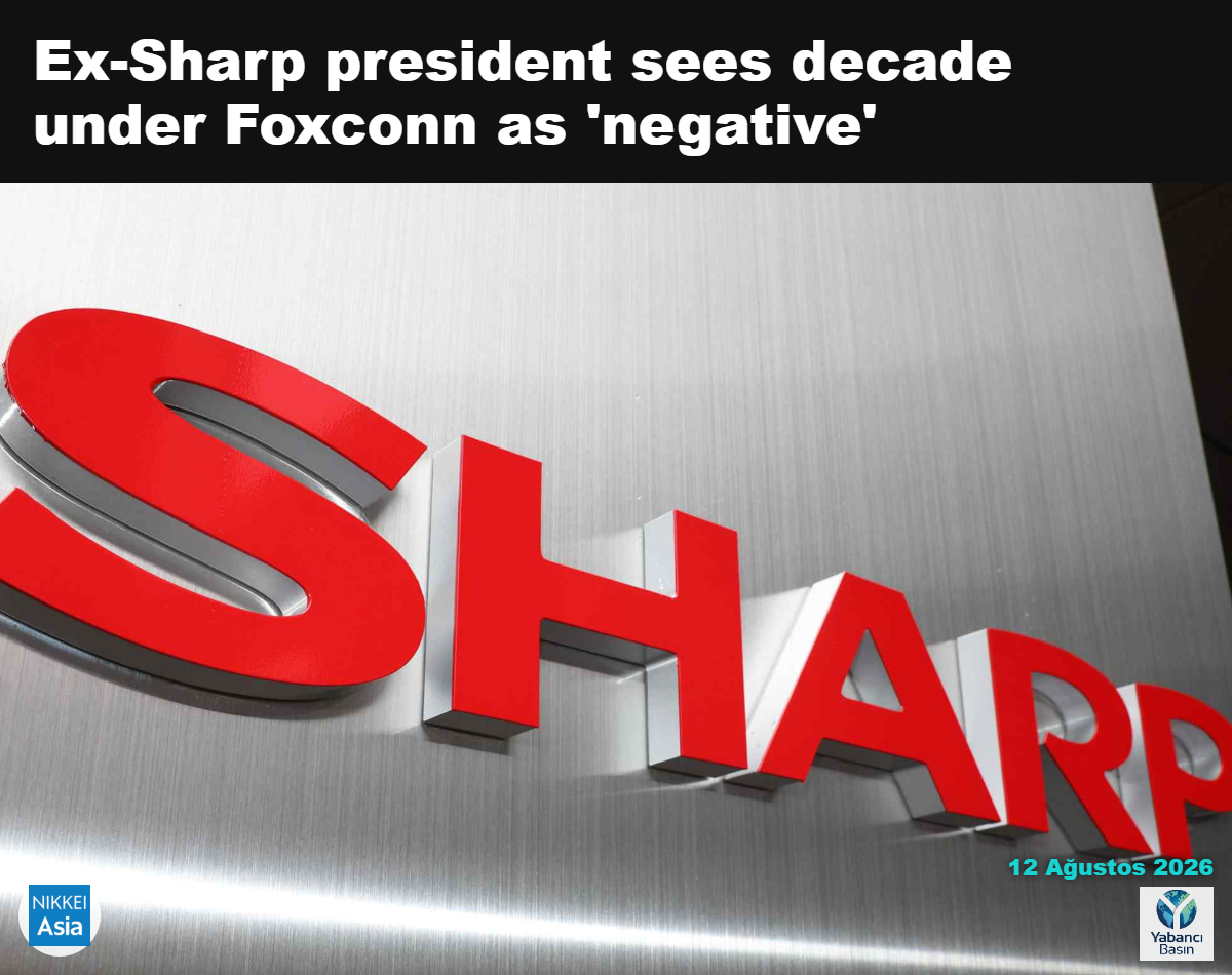 Sharp, 2016’da Hon Hai Precision Industry tarafından satın alındı; şirket Foxconn adıyla daha iyi tanınıyor. (Fotoğraf: Toshiki Sasazu)