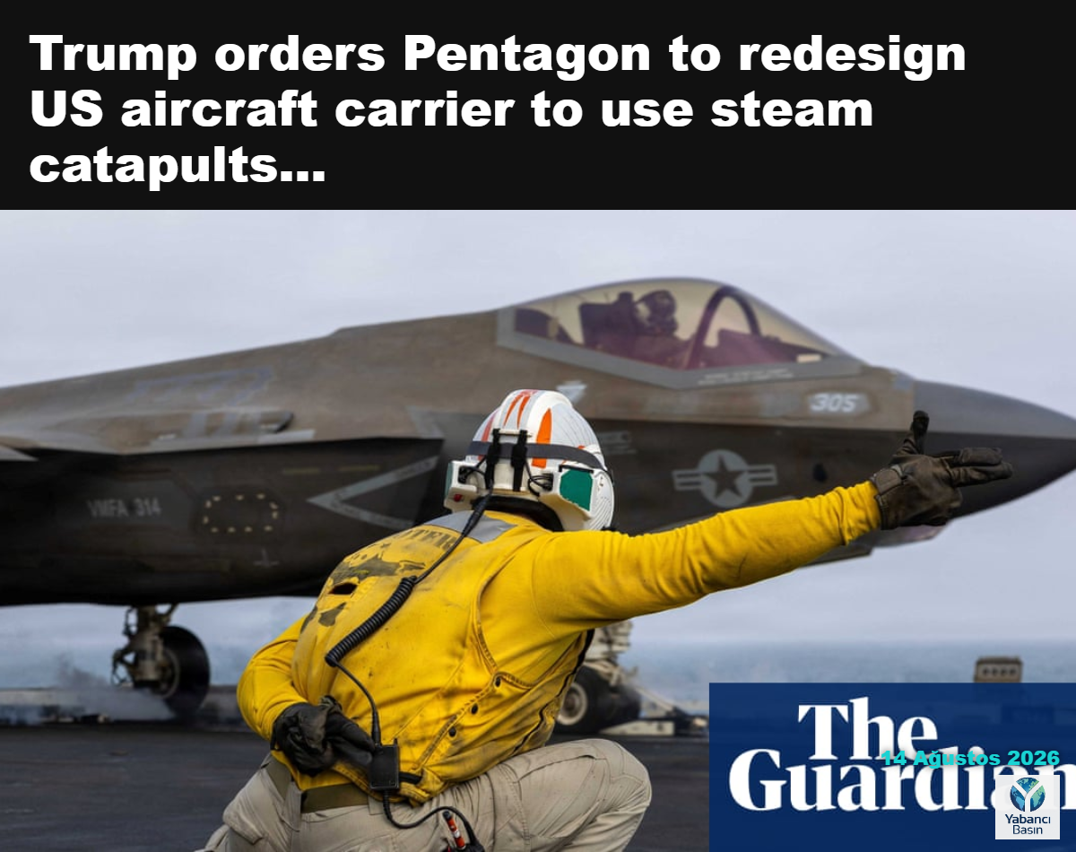 Bir ABD denizcisi, İran’la devam eden çatışma sırasında 5 Ağustos’ta USS Abraham Lincoln’den bir F-35C Lightning II fırlatıyor. Fotoğraf: ABD Donanması/Reuters