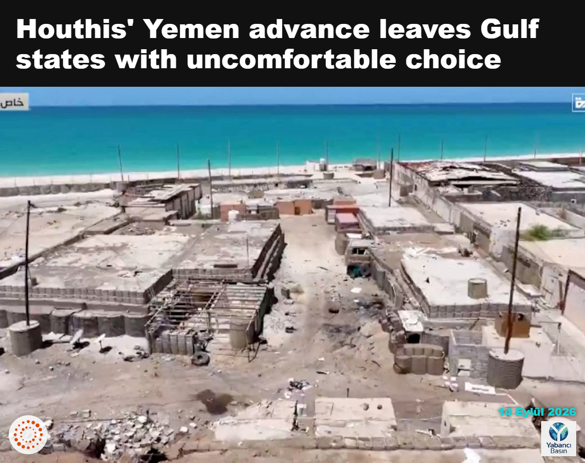 İran'la bağlantılı Husiler perşembe günü Yemen'in Moha liman kentinin kontrolünü ele geçirirken hasar gören binaların havadan görünümü; görüntü 12 Eylül 2026'da yayımlanan bir video kaydından alınmıştır. AL MASIRAH/Reuters