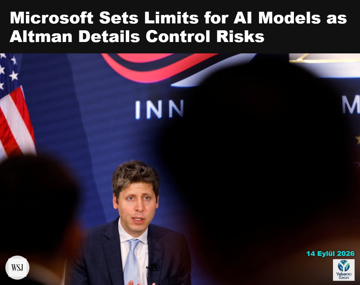 Microsoft AI Üst Yöneticisi Mustafa Suleyman. CHONA KASINGER FOR WSJ